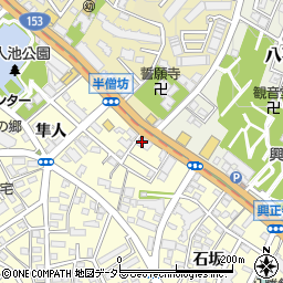 愛知県名古屋市昭和区広路町石坂47周辺の地図