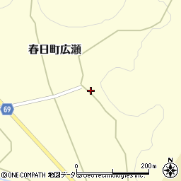 兵庫県丹波市春日町広瀬473周辺の地図