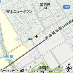 滋賀県近江八幡市安土町慈恩寺666周辺の地図