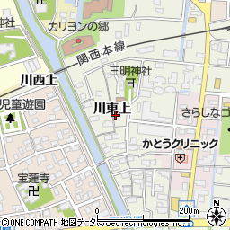 愛知県海部郡蟹江町今川東上59周辺の地図