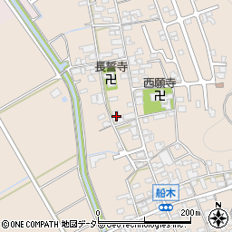 滋賀県近江八幡市船木町1296周辺の地図