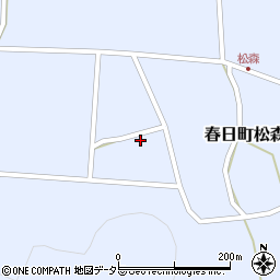 兵庫県丹波市春日町松森723周辺の地図