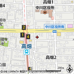 名古屋荒子郵便局周辺の地図