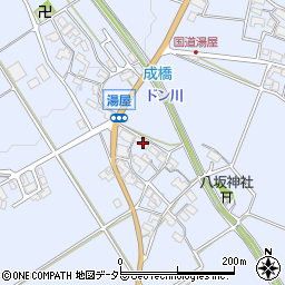 滋賀県東近江市湯屋町1057周辺の地図
