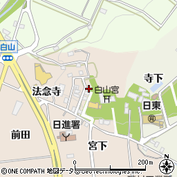 愛知県日進市本郷町宮下521-16周辺の地図