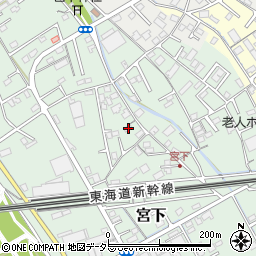 静岡県富士市宮下124周辺の地図