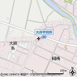 愛知県愛西市大井町同所80周辺の地図