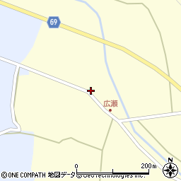 兵庫県丹波市春日町広瀬102周辺の地図