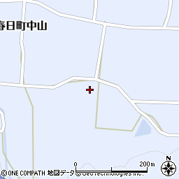 兵庫県丹波市春日町中山1217周辺の地図