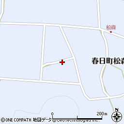 兵庫県丹波市春日町松森720周辺の地図