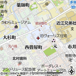 滋賀県近江八幡市江南町4周辺の地図