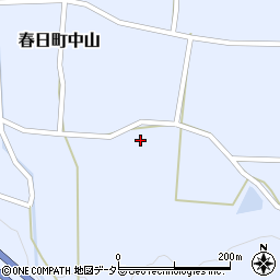 兵庫県丹波市春日町中山1334周辺の地図