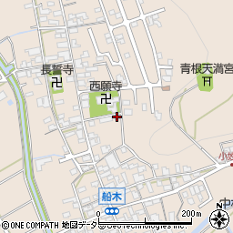 滋賀県近江八幡市船木町1248周辺の地図