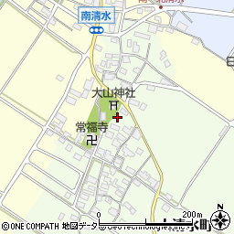 滋賀県東近江市大清水町周辺の地図