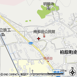 兵庫県丹波市柏原町南多田周辺の地図