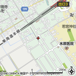 滋賀県近江八幡市安土町常楽寺38-46周辺の地図