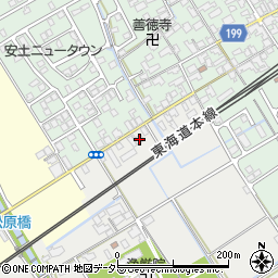 滋賀県近江八幡市安土町慈恩寺662周辺の地図
