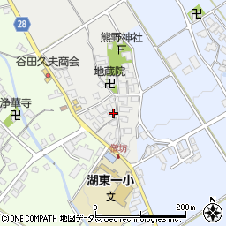 滋賀県東近江市僧坊町46周辺の地図
