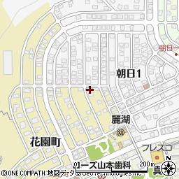 滋賀県大津市花園町17-20周辺の地図