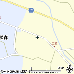兵庫県丹波市春日町広瀬654周辺の地図