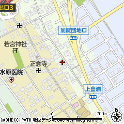 滋賀県近江八幡市安土町上豊浦1052周辺の地図