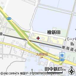 静岡県富士市田中新田1周辺の地図