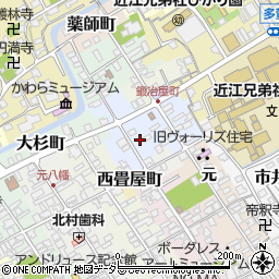 滋賀県近江八幡市江南町5周辺の地図