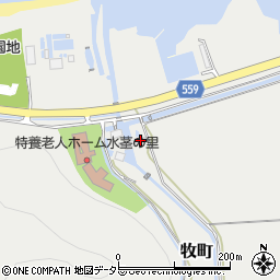 滋賀県近江八幡市牧町2265周辺の地図