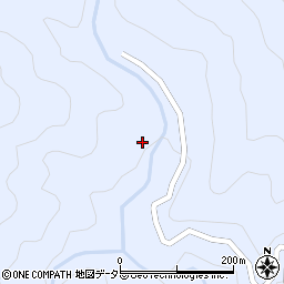 愛知県北設楽郡豊根村古真立中分地周辺の地図