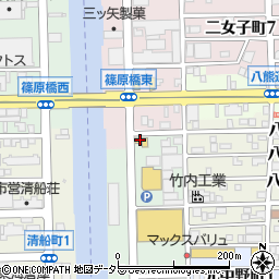 甘味喫茶おかげ庵篠原橋店周辺の地図