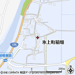 兵庫県丹波市氷上町稲畑770周辺の地図