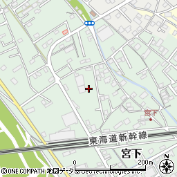 静岡県富士市宮下127-10周辺の地図