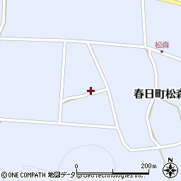 兵庫県丹波市春日町松森719周辺の地図
