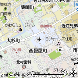 滋賀県近江八幡市江南町6周辺の地図
