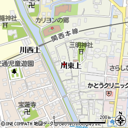 愛知県海部郡蟹江町今川東上30周辺の地図