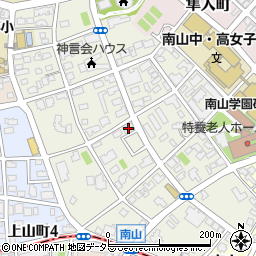 愛知県名古屋市昭和区南山町周辺の地図