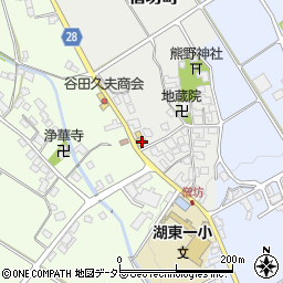 滋賀県東近江市僧坊町51周辺の地図
