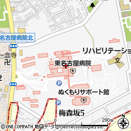 愛知県名古屋市名東区梅森坂5丁目101周辺の地図