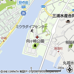 神奈川県三浦市向ヶ崎町9-23周辺の地図