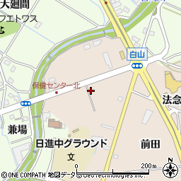 愛知県日進市本郷町鴻土周辺の地図