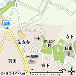 愛知県日進市本郷町宮下521周辺の地図