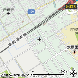 滋賀県近江八幡市安土町常楽寺156周辺の地図