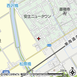 滋賀県近江八幡市安土町常楽寺930-12周辺の地図
