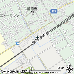 滋賀県近江八幡市安土町慈恩寺641周辺の地図