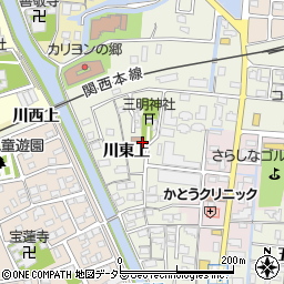 愛知県海部郡蟹江町今川東上61周辺の地図