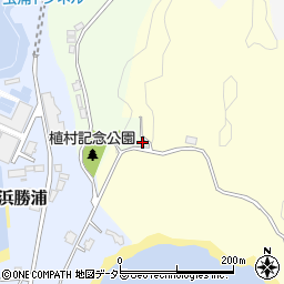 八幡岬公園周辺の地図