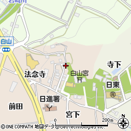愛知県日進市本郷町宮下521-15周辺の地図