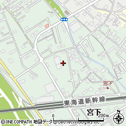 静岡県富士市宮下127周辺の地図