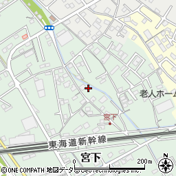静岡県富士市宮下248周辺の地図