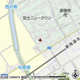 滋賀県近江八幡市安土町常楽寺930-11周辺の地図